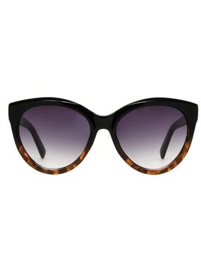 Foster Grant Oversized Sunglasses Black Tortoise Print NWT UV Protection